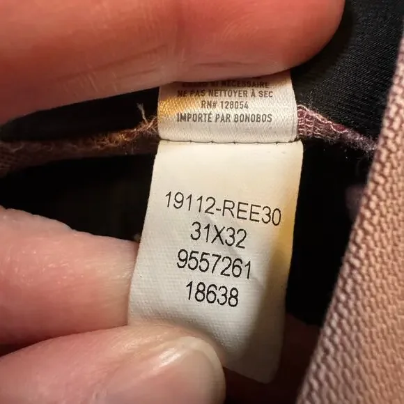 Bonobos Mens 31x32 Weekday Warrior Dress Pants Cotton Blue Monday Slim Taper Fit - Picture 8 of 9